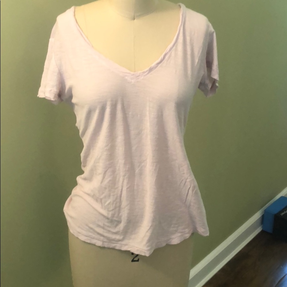 James Perse pastel pink t-shirt